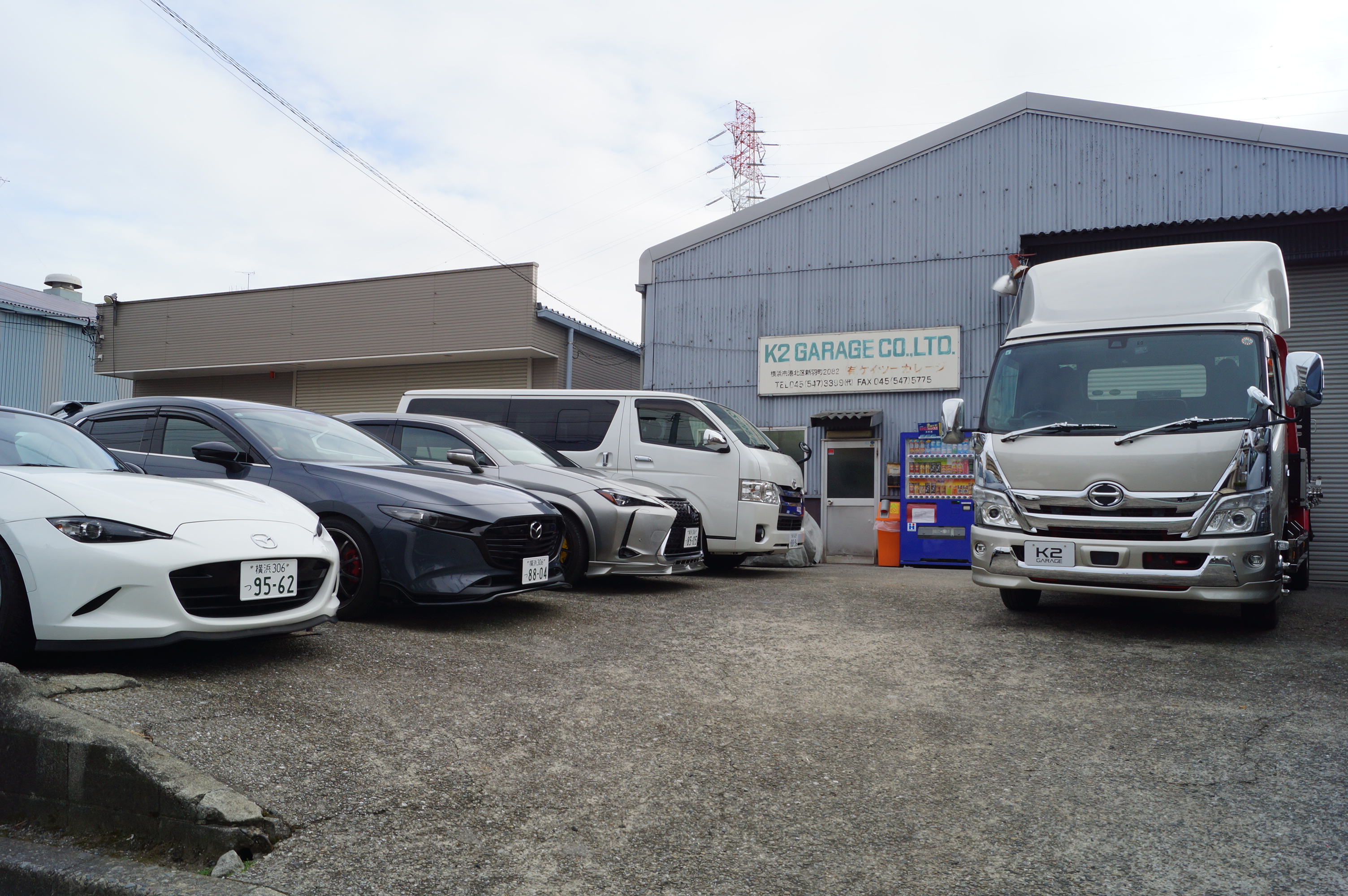 K2 GARAGE 店舗外観