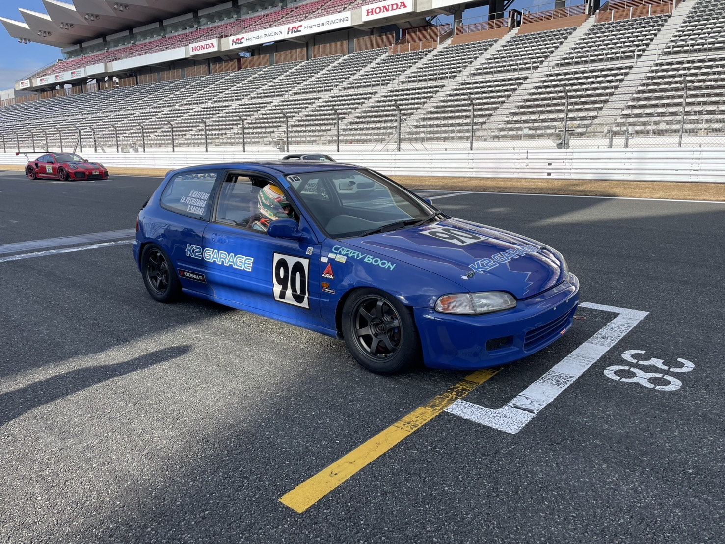 富士スピードウェイの耐久レースに出場したK2 GARAGEのマシン